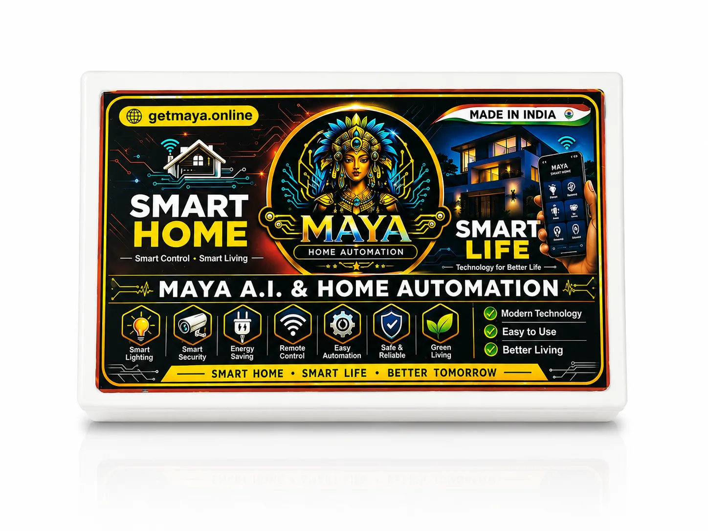 Maya Ai Home Box on the wall